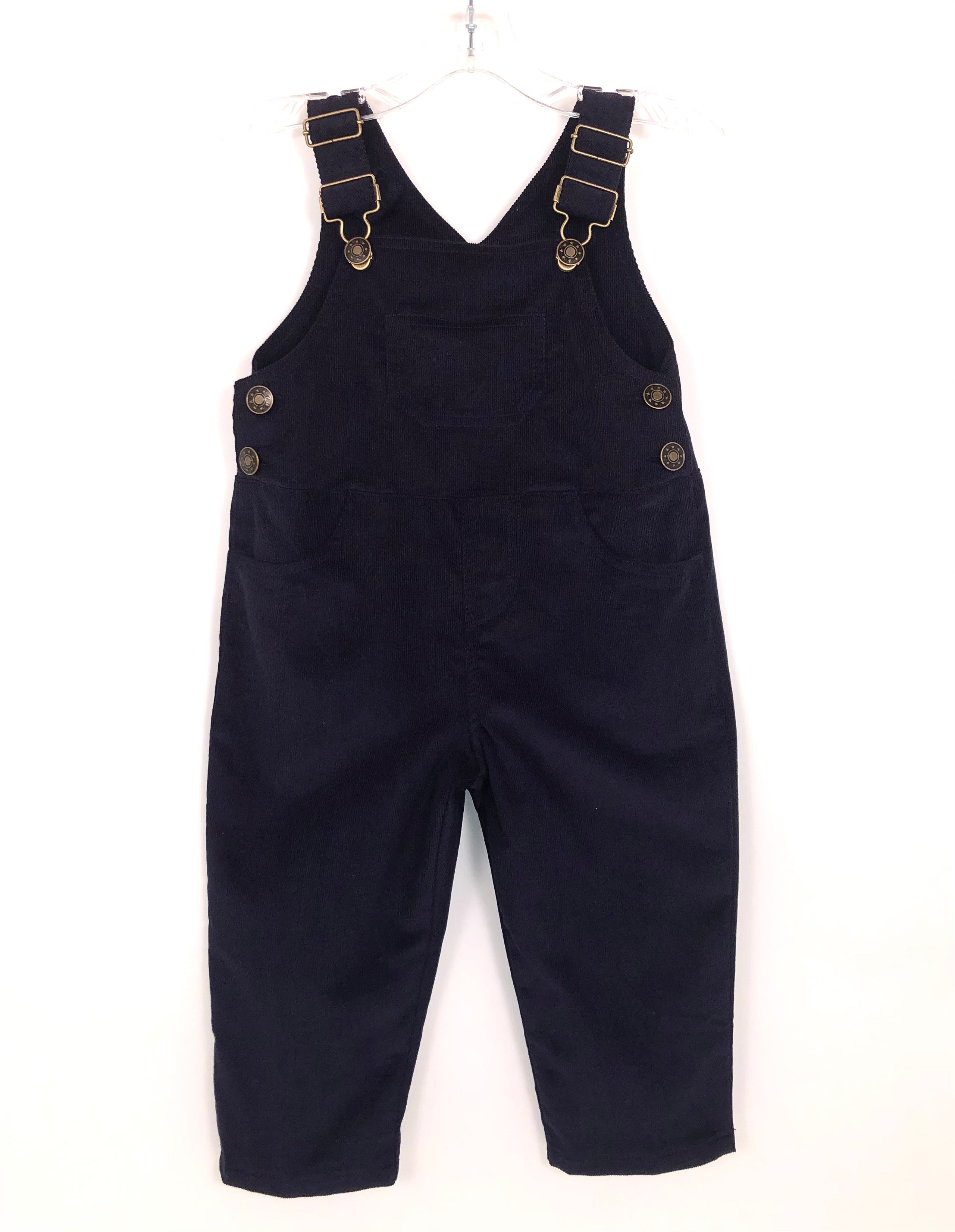 Busy Bees Blue Corduroy Overalls