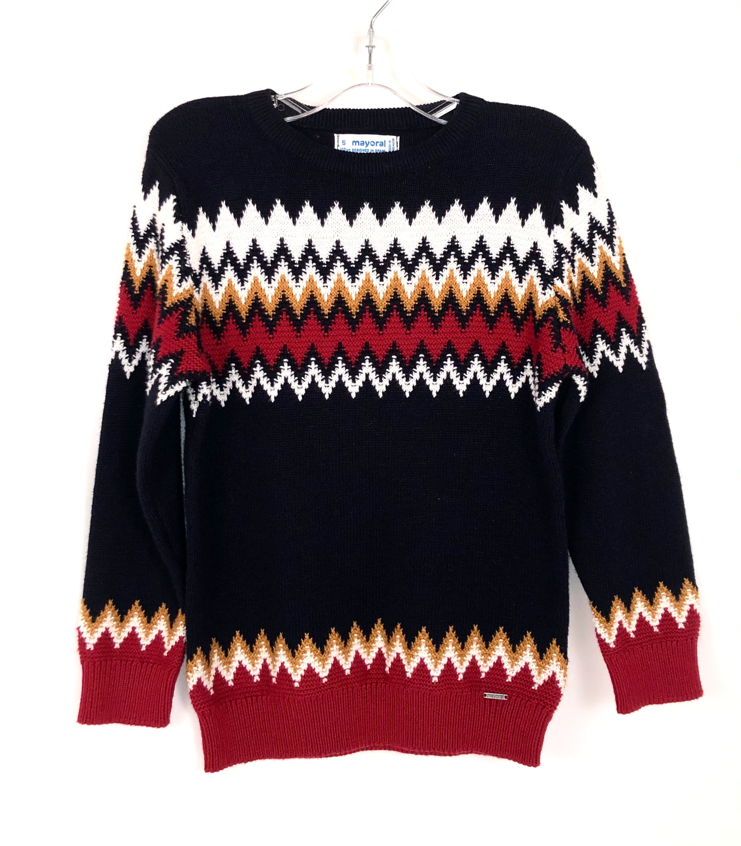 4313 Jacquard Sweater