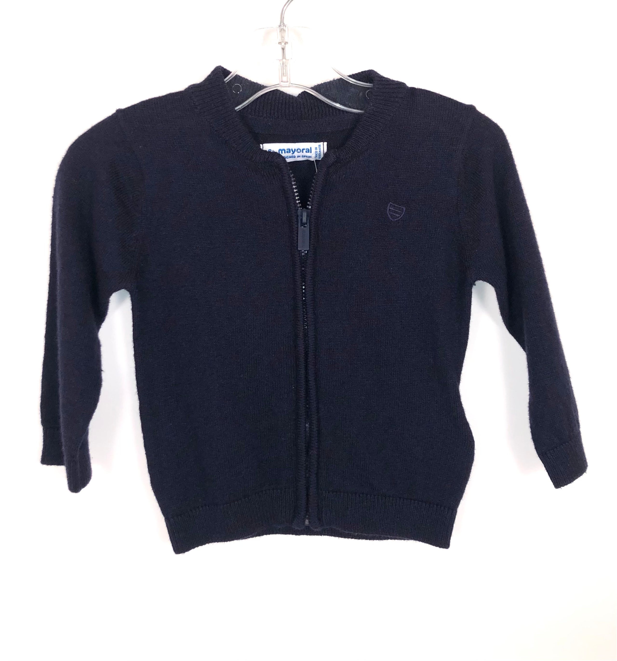 361 Blue Knit Sweater w/ Zipper